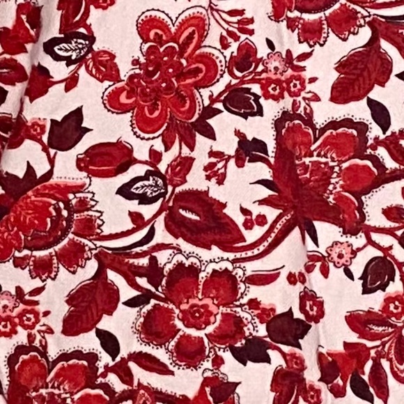 LANDS’ END Flannel pajamas top floral print 100% cotton women’s size XL( 18-20) - Picture 11 of 12